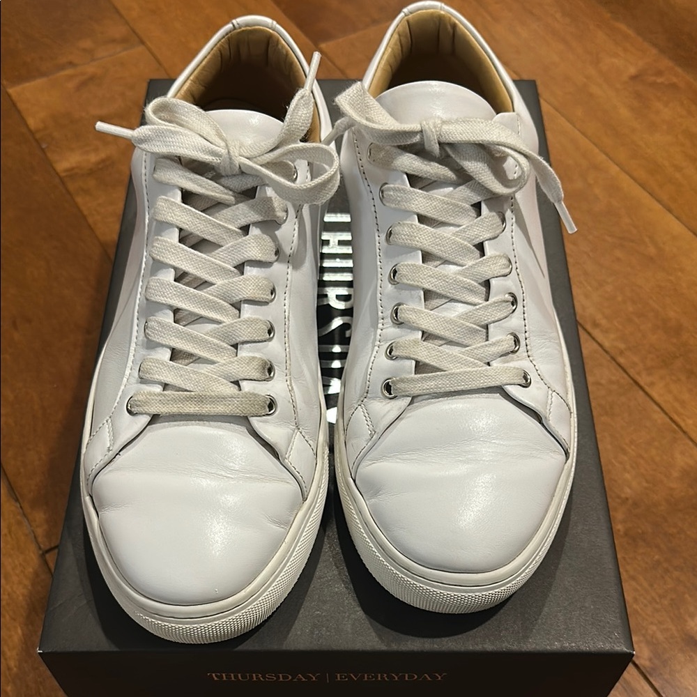 Thursday White Premier Men's Low Top Sneakers, Size 11